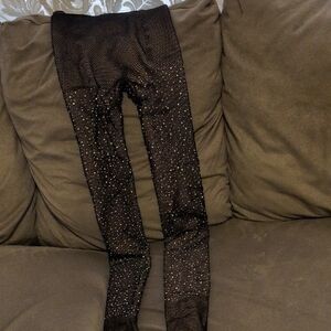Black Sparkly Leggings